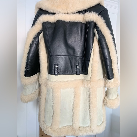 Coach Rare Shearling & Leather Coat - Picture 6 of 14